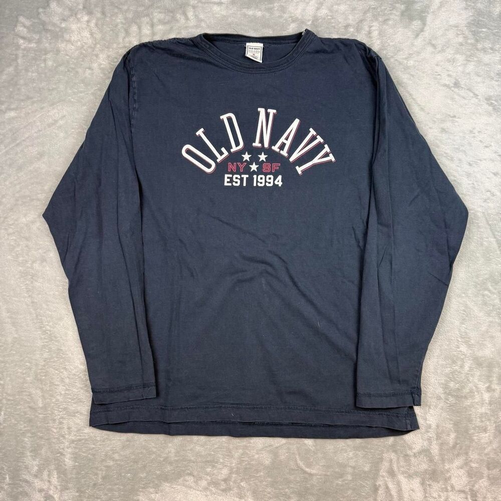 Old-navy Men's Navy and Blue Shirt